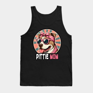 Pittie Mom For Pitbull Dog Lovers Tank Top